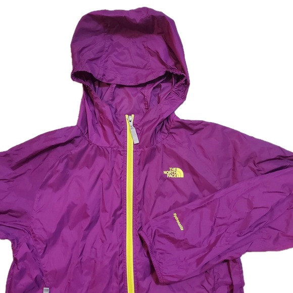 The North Face HYDRENALITE Girls XL 18 Purple Athletic Running WindBreaker TNF - Picture 2 of 13